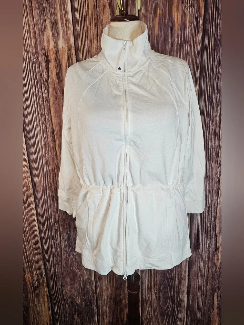Talbots Zip Front Knit Jacket Plus Size 1X - Picture 6 of 12